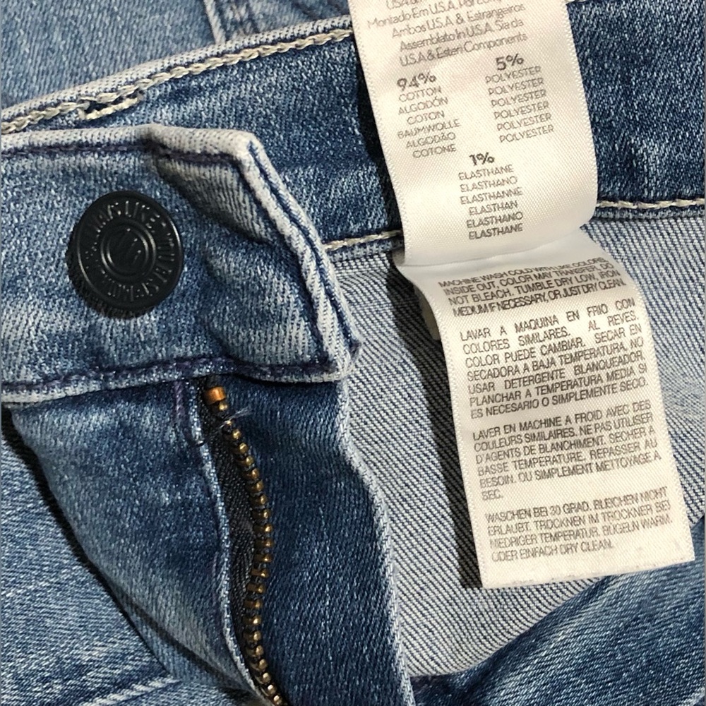 MOTHER Wrapper Blue Jeans - Picture 8 of 10